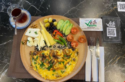 Mantarlı Omlet Tabağı